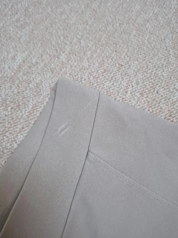 Zara Leggings Bege Efeito Couture L – photo 8